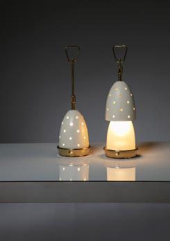 Compasso - Pair of Table Lamps by Angelo Lelii for Arredoluce