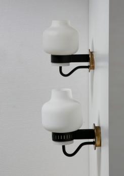Compasso - Pair of Stilnovo Wall Lamps
