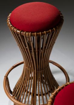 Compasso - Pair of High Stools by Tito Agnoli for Bonacina