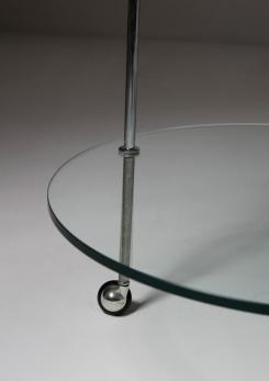Compasso - "T6" Glass Cart by Luigi Caccia Dominioni for Azucena