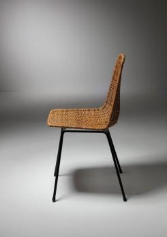 Compasso - Pair of "Basket" Chairs by Gian Franco Legler for Home Compasso - Pair of "Basket" Chairs by Gian Franco Legler for Home
