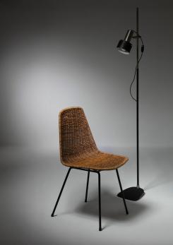 Compasso - Pair of "Basket" Chairs by Gian Franco Legler for Home Compasso - Pair of "Basket" Chairs by Gian Franco Legler for Home