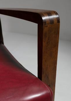 Compasso - Pair of Italian 30s Rationalist Lounge Chairs Compasso - Pair of Italian 30s Rationalist Lounge Chairs