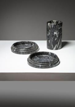 Compasso - Set of Three Marble Centerpieces