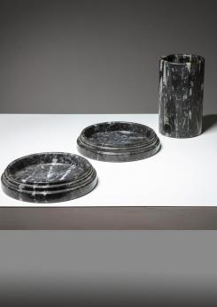 Compasso - Set of Three Marble Centerpieces