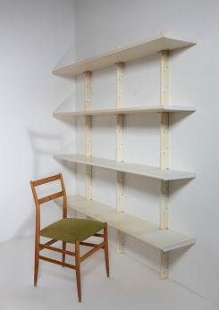 Compasso - Wall Bookcase by Piergiorgio Cazzaniga