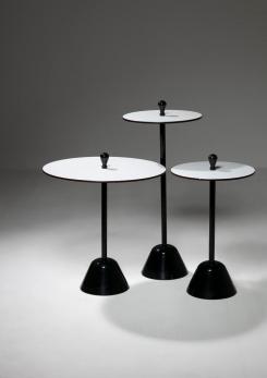 Compasso - Set of Three Servomuto Side Tables by Castiglioni for Zanotta