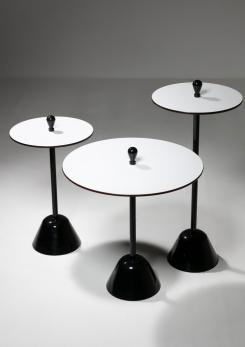 Compasso - Set of Three Servomuto Side Tables by Castiglioni for Zanotta