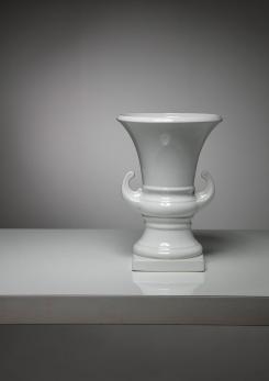 Compasso - Enameled Ceramic Vase by Antonia Campi for S.C.I. Laveno