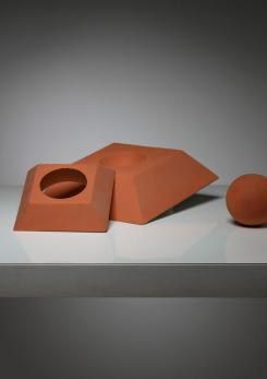Compasso - Italian 70s Terracotta Sculpture