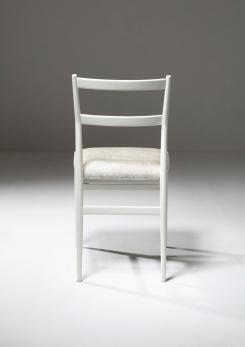 Compasso - Set of Four "Leggera" Chairs by Gio Ponti for Cassina