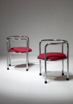 Compasso - Pair of "Locus Solus" Chairs by Gae Aulenti for Poltronova