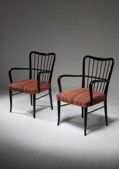 Compasso - Pair of Armchairs attributed to Paolo Buffa