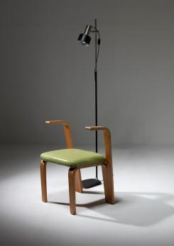 Compasso - 1940s Sample Stool by Thonet