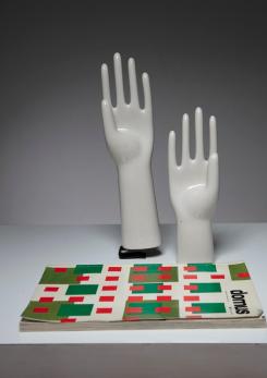Compasso - Pair of Porcelain Glove Molds