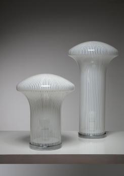 Compasso - Set of Two "Boletus" Table Lamps by Mario Ticcò for Venini