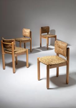 Compasso - Set of Four Baba Chairs by Assostudio for Pozzi & Verga