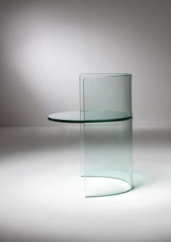 Compasso - Crystal Chair by Bompiani for Carboni