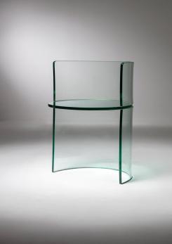 Compasso - Crystal Chair by Bompiani for Carboni