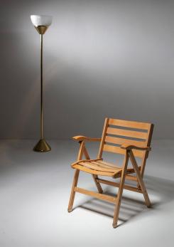 Compasso - Set of Six Folding Chairs by Carlo Hauner for Reguitti Compasso - Set of Six Folding Chairs by Carlo Hauner for Reguitti