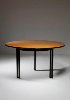 Compasso - Round "Doppietta" Table by Luigi Caccia Dominioni for Azucena