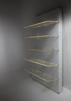 Compasso - Wall Lighting Shelf by Roberto Monsani for Acerbis
