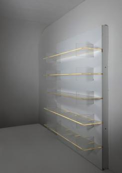 Compasso - Wall Lighting Shelf by Roberto Monsani for Acerbis
