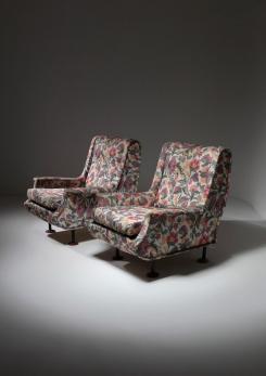 Compasso - Pair of "Regent" Lounge Chairs by Marco Zanuso for Arflex