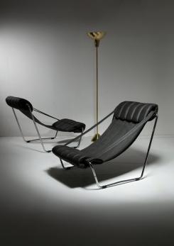 Compasso - Pair of Italian 70s Lounge Chairs by Corsini - Wiskemann for Cinova