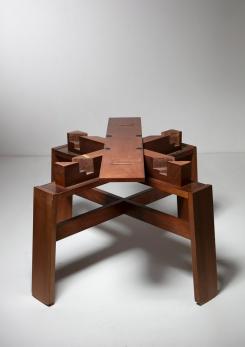 Compasso - Extendible Table by Silvio Coppola for Bernini