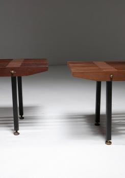Compasso - Pair of Italian 60s Benches attributed to Carlo De Carli