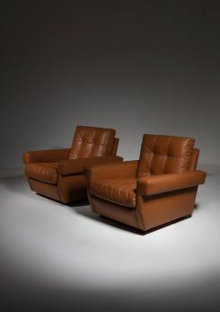 Compasso - Set of Two Lounge Chairs Model 919 by Ico Parisi for Cassina Compasso - Set of Two Lounge Chairs Model 919 by Ico Parisi for Cassina