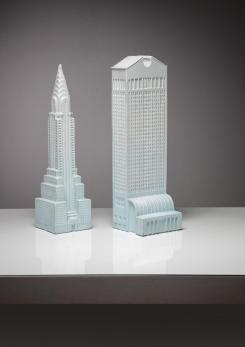 Compasso - Chrysler Building and AT&T Ceramic Architectural Models