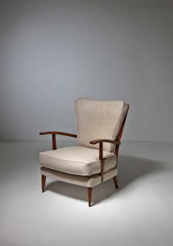 Compasso - Paolo Buffa Leather Lounge Chair