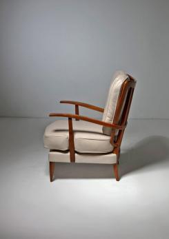 Compasso - Paolo Buffa Leather Lounge Chair