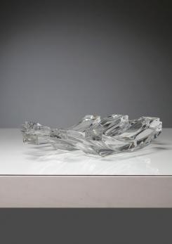 Compasso - Crystal Centerpiece by Angelo Mangiarotti for Cristalleria Colle