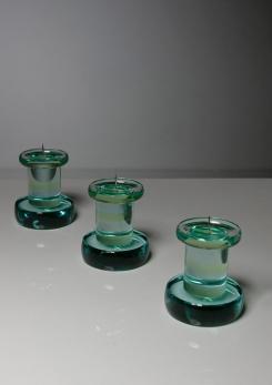 Compasso - Set of Three Candle Holders by Fontana Arte