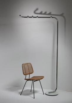 Compasso - Large Chrome Floor Lamp by Reggiani