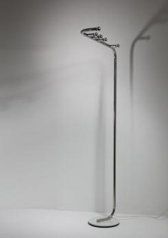 Compasso - Large Chrome Floor Lamp by Reggiani