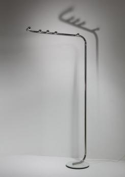 Compasso - Large Chrome Floor Lamp by Reggiani