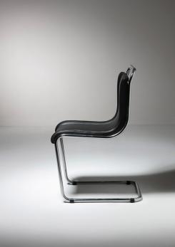 Compasso - Pair of Italian 70s Chrome Chairs