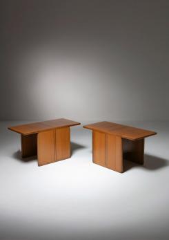 Compasso - "Tris" Set of Nesting Tables by Afra and Tobia Scarpa for Maxalto