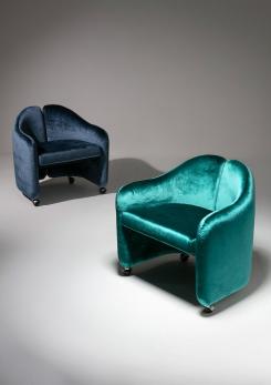 Compasso - Armchairs model "PS142" by Eugenio Gerli for Tecno