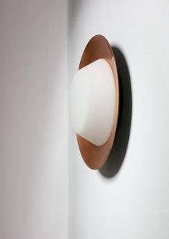 Compasso - Italian 50s Copper Wall / Ceiling Lamp by Candle