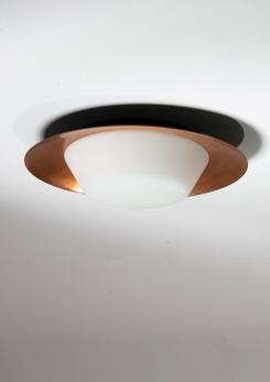 Compasso - Italian 50s Copper Wall / Ceiling Lamp by Candle