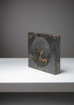 Compasso - Italian 70s Black Marble Centerpiece