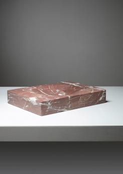 Compasso - Italian 70s Red Marble Centerpiece