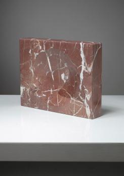 Compasso - Italian 70s Red Marble Centerpiece