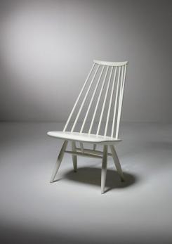 Compasso - Pair of "Mademoiselle" High Back Chairs by Tapiovaara for Asko