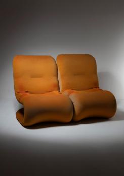 Compasso - Pair of "Girasole" Lounge Chairs by Citterio and Nava for 4P